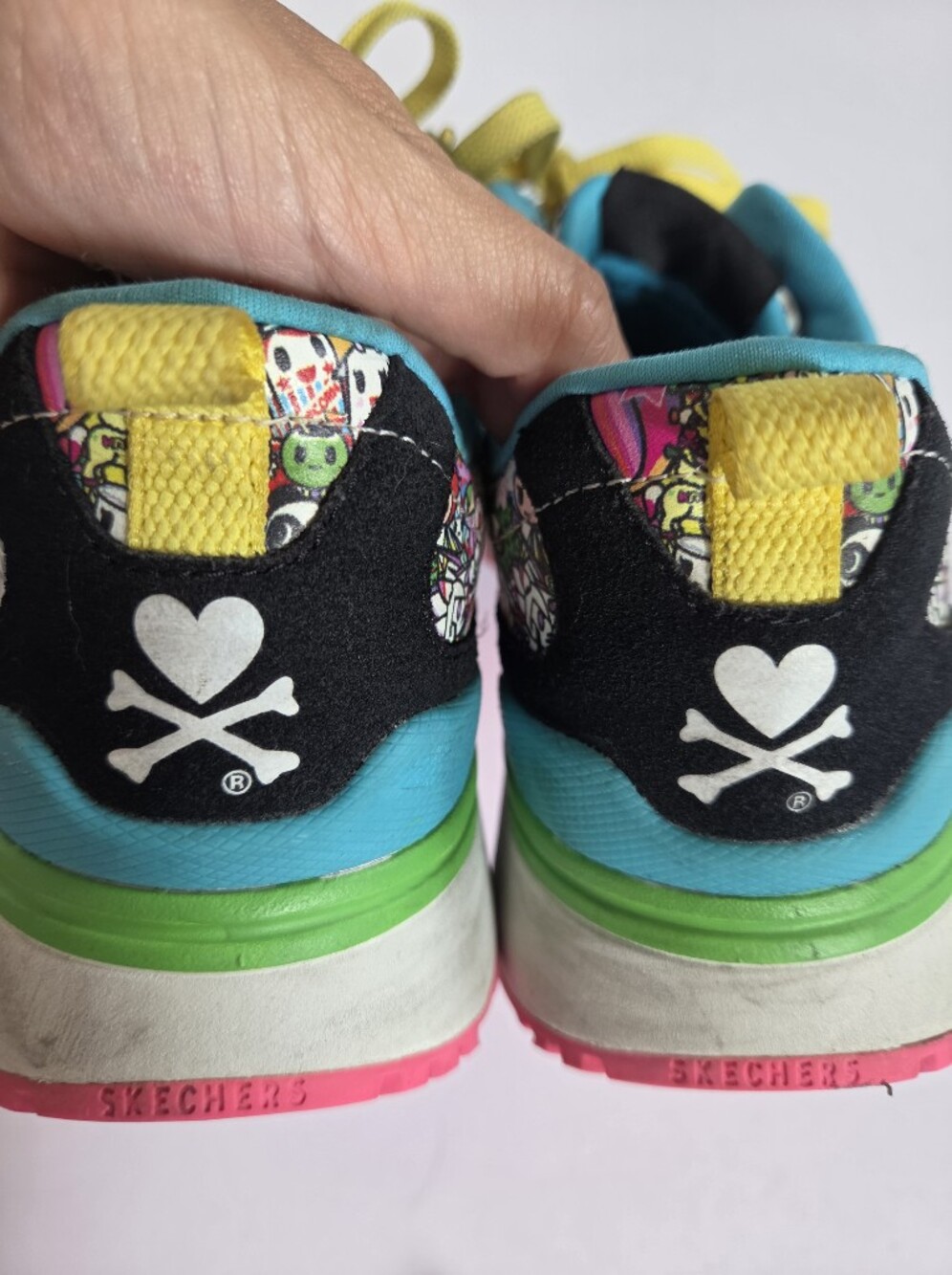 Skechers Women's x tokidoki characters Sunny Street unicorno ave Sneakers sz 9.5 - Picture 5 of 6